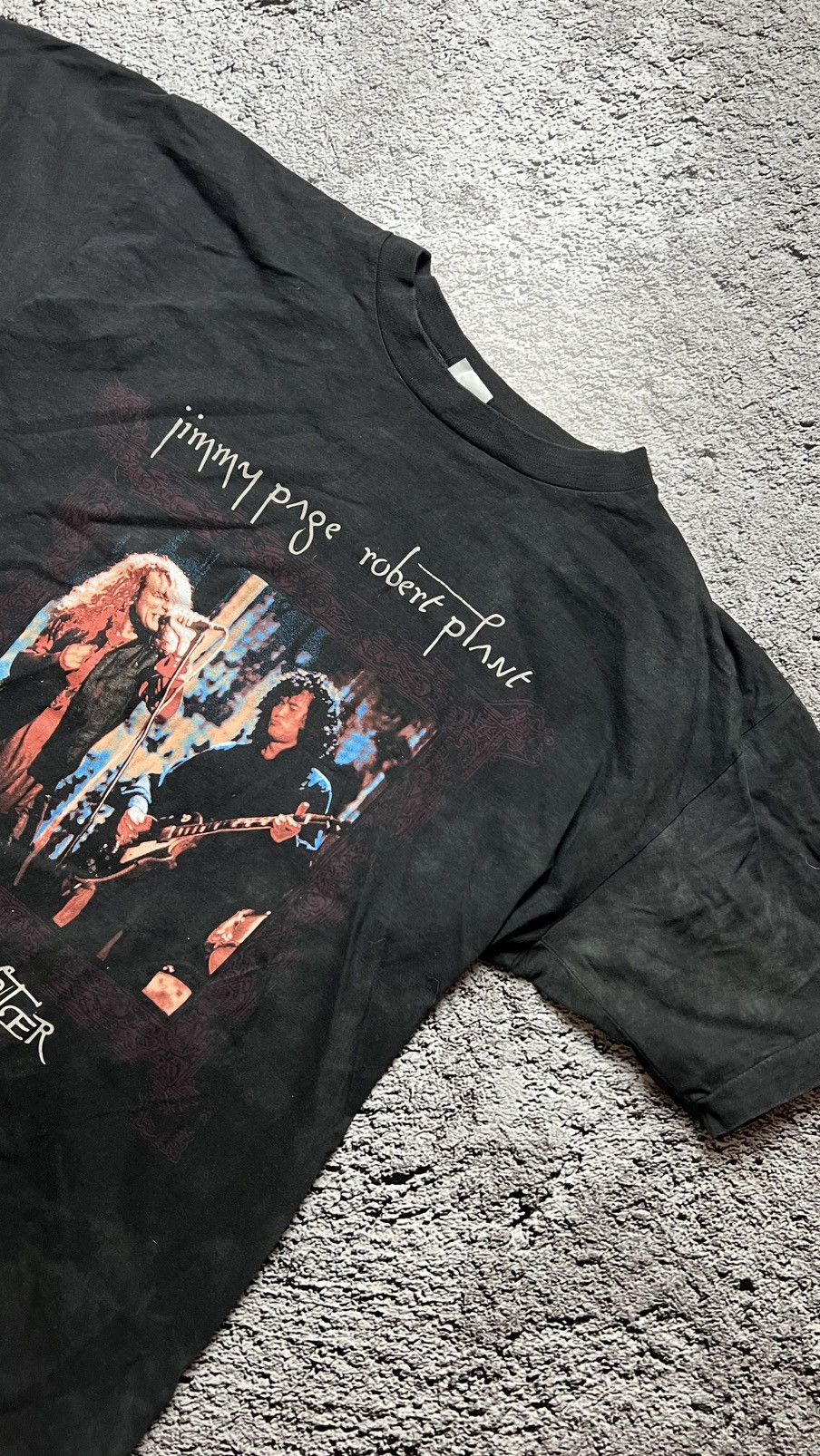 Vintage 1995 Jimmy Page Robert Plant no quarter Led Zeppelin t shirt Size US L / EU 52-54 / 3 - 3 Thumbnail