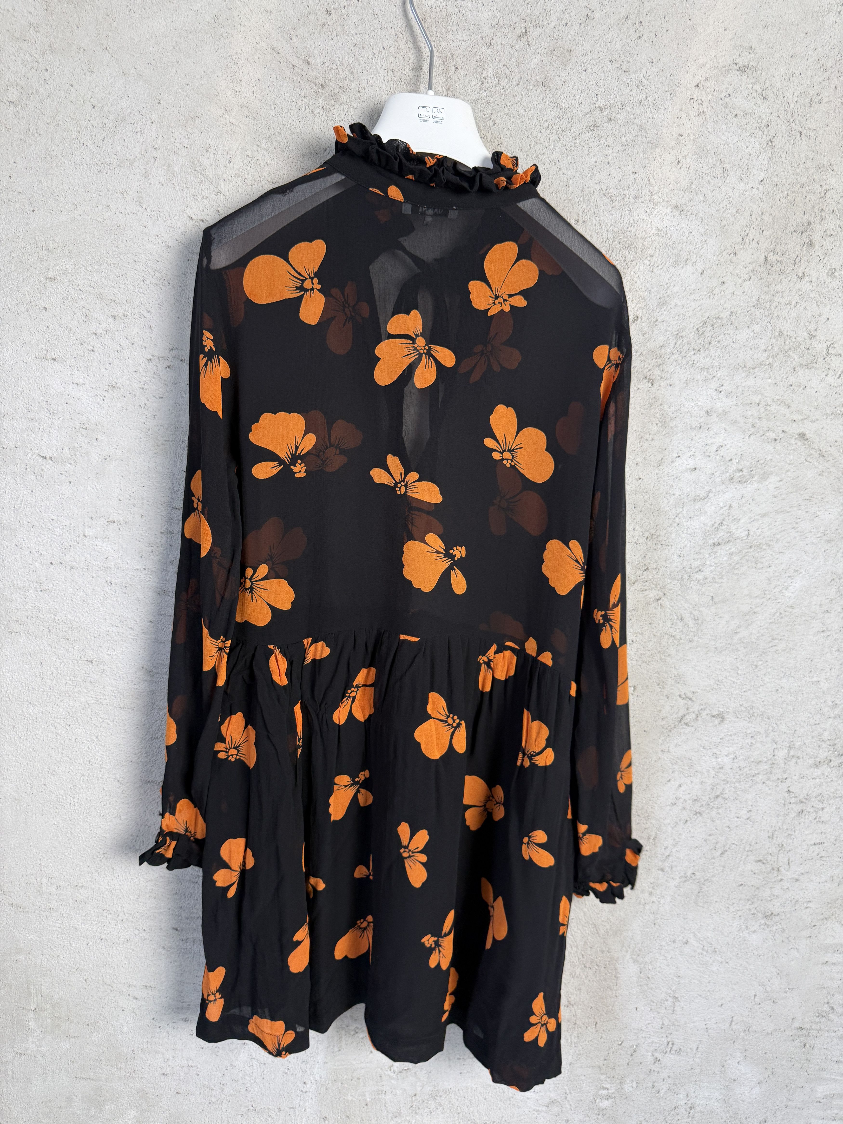 Ganni Ganni Fairfax Georgette viscose floral mini dress Size XS / US 0-2 / IT 36-38 - 7 Thumbnail