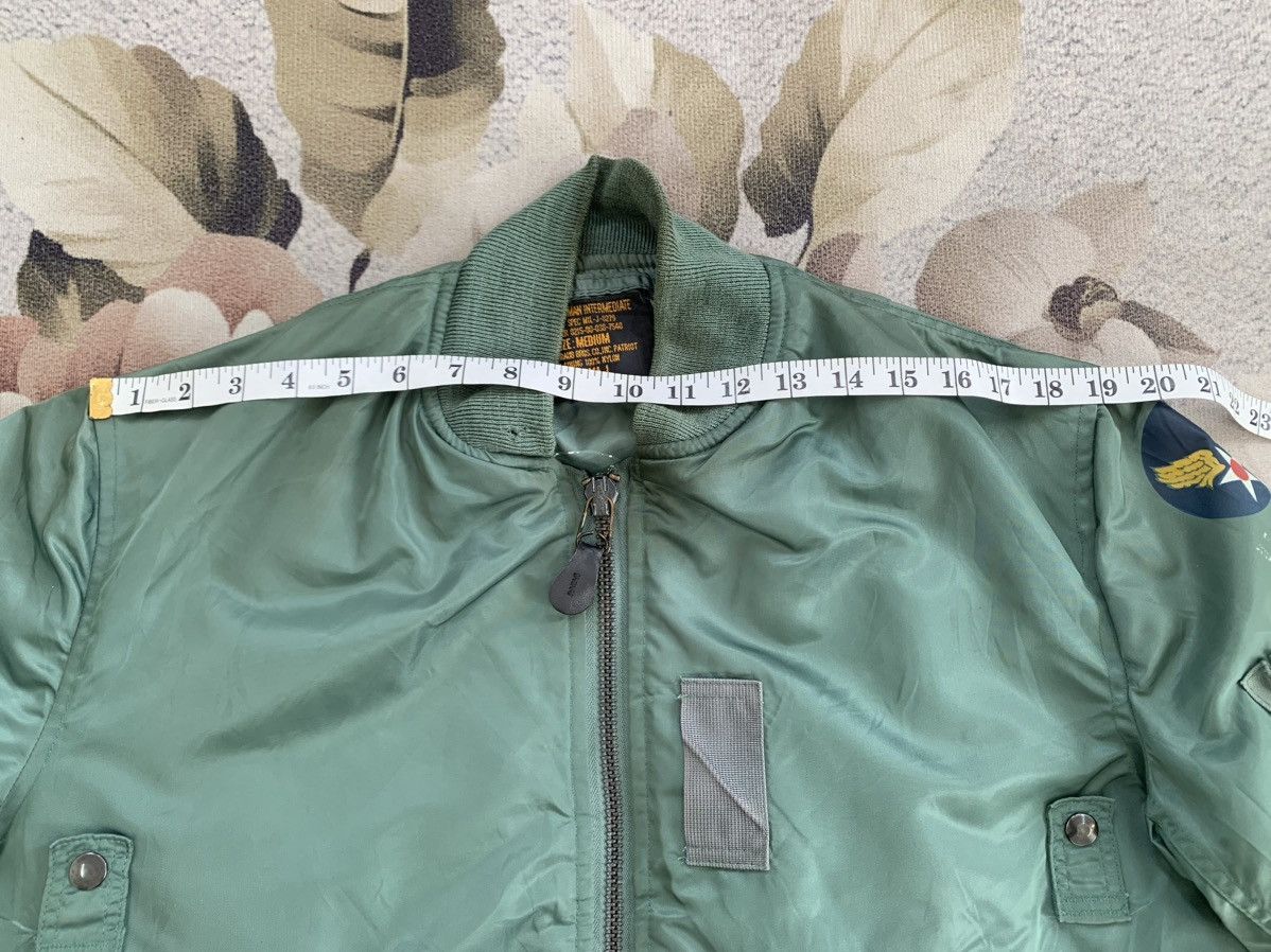 Vintage Vintage MA-1 Usaf Military Bomber Jacket Zip Ideal Usa Size US M / EU 48-50 / 2 - 18 Thumbnail