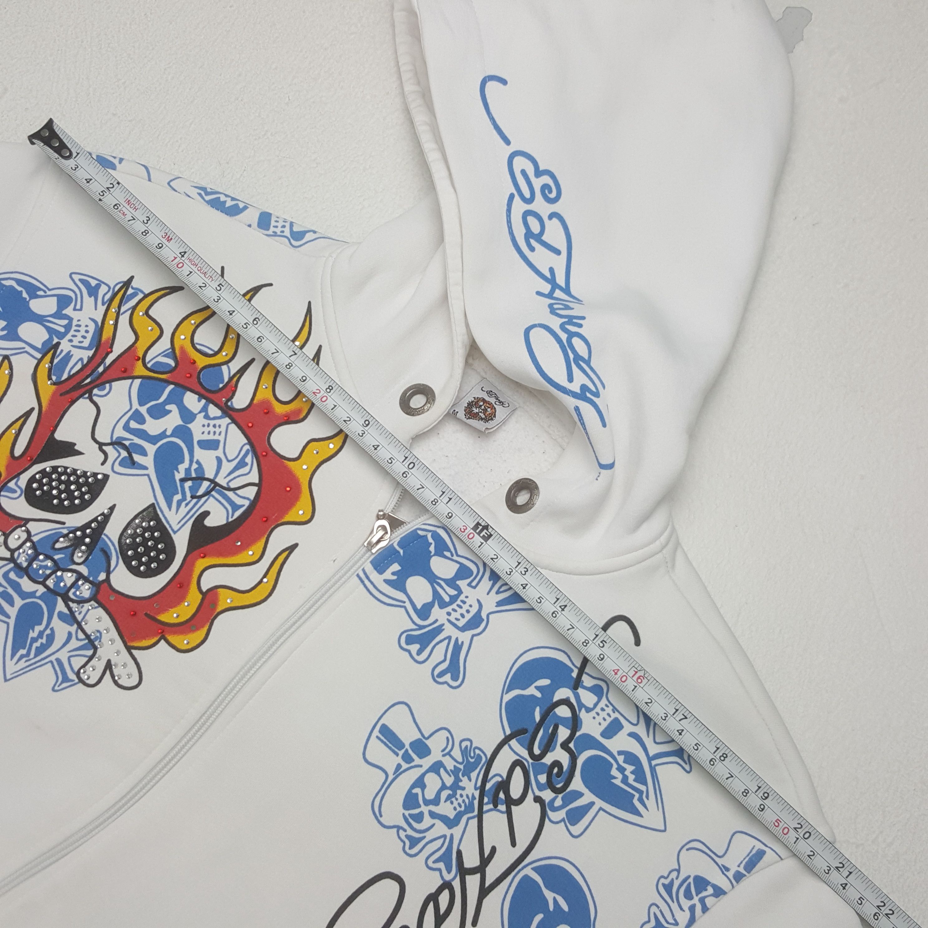 Christian Audigier × Vintage Vintage Christian Audigier Zipper Swester Hoodie Size US M / EU 48-50 / 2 - 14 Thumbnail