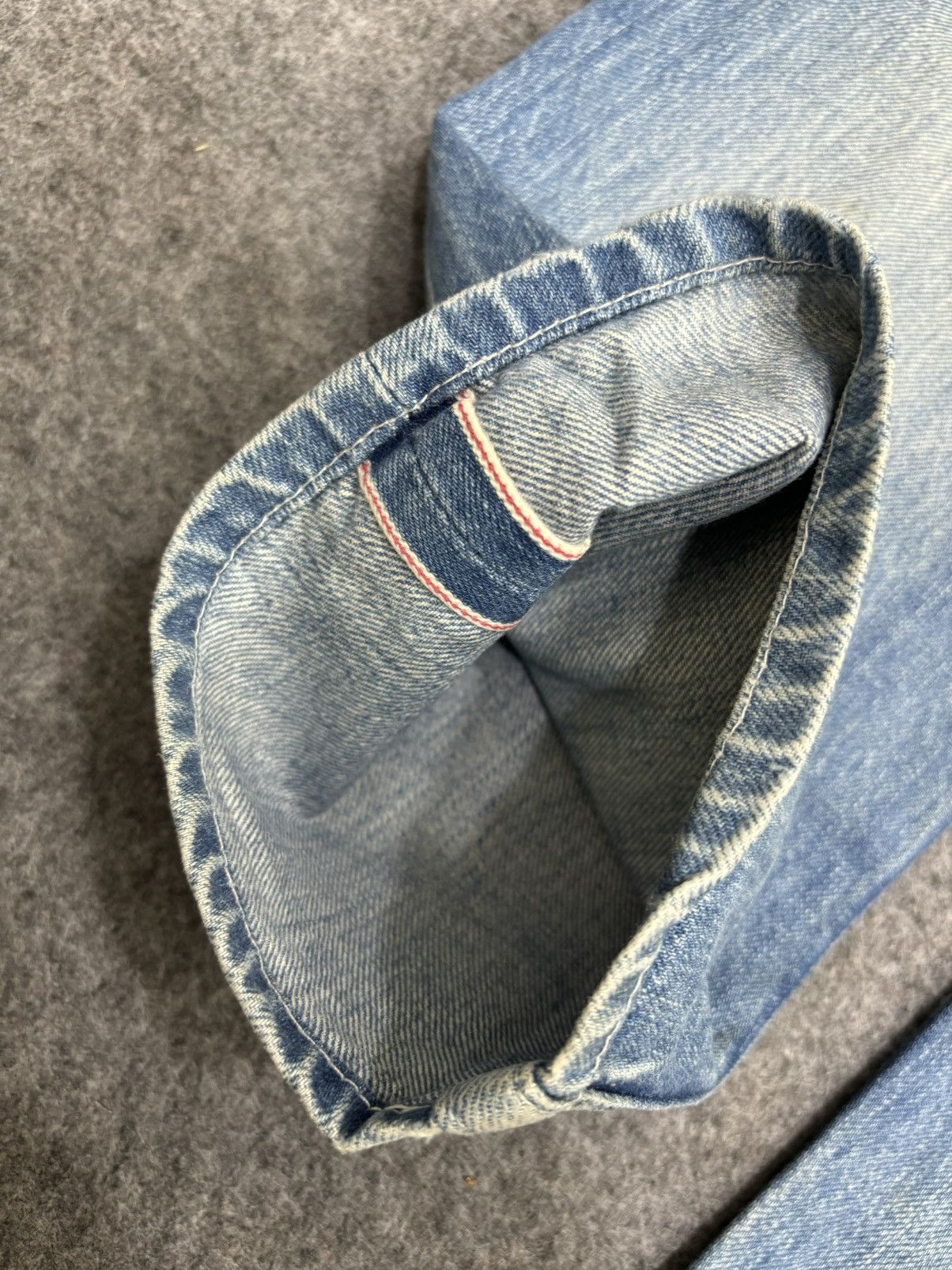 Japanese Brand 💥Archival💥Insane Style Bagarch Selvedge Slim Denim F548 Size US 33 - 18 Thumbnail