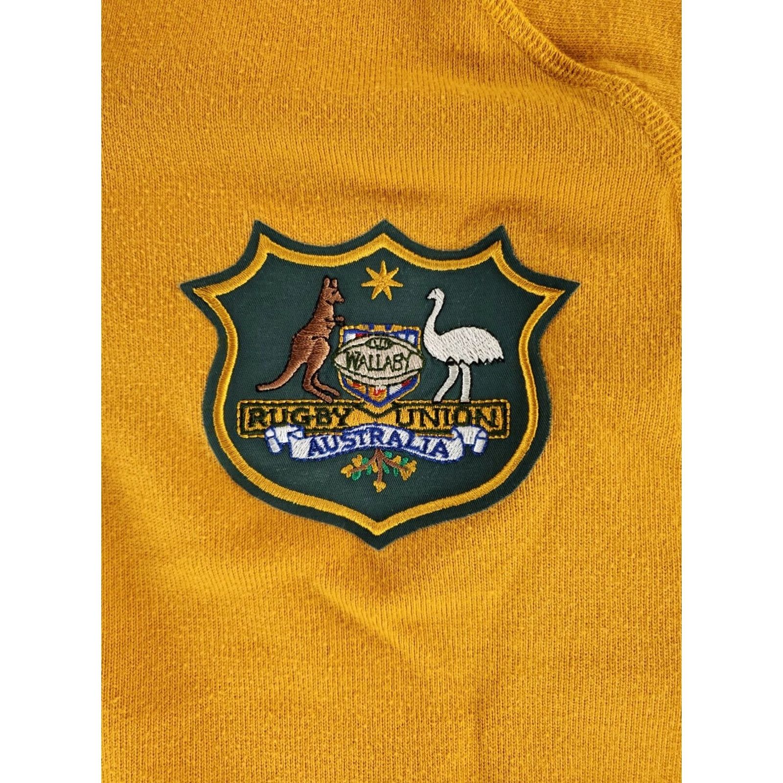Vintage CCC Wallabies Authentic Rugby Shirt Polo Short Sleeve Quantas Australia Mens XL Yellow Size US XL / EU 56 / 4 - 3 Thumbnail