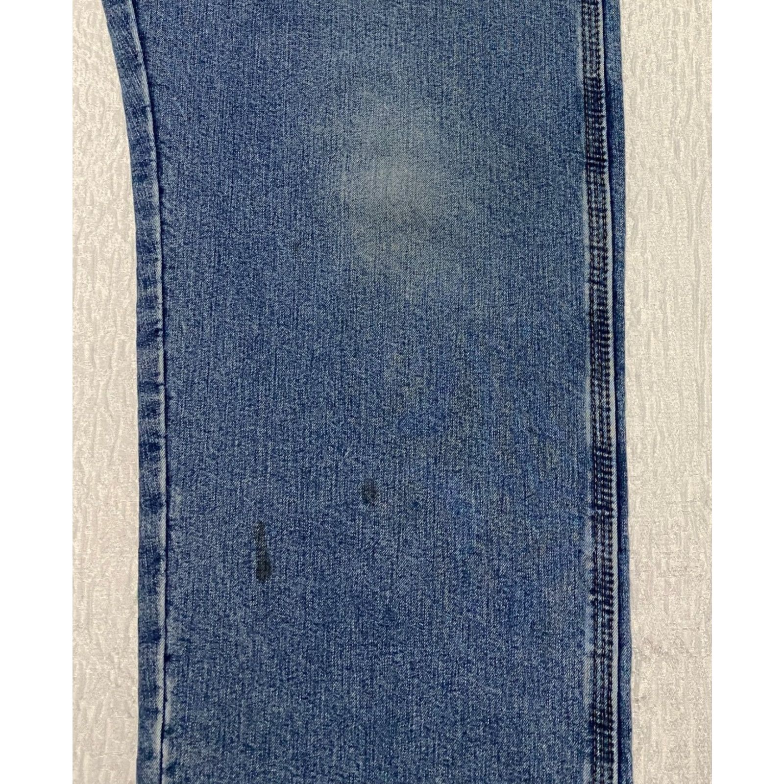 Wrangler Wrangler Jeans Carpenter Men's 36×29 Blue Denim Wide-Leg Regular Straight 29 Inseam 36 W Fabric Denim Blue Carpenter Style Jeans Mens Size US 36 / EU 52 - 5 Thumbnail