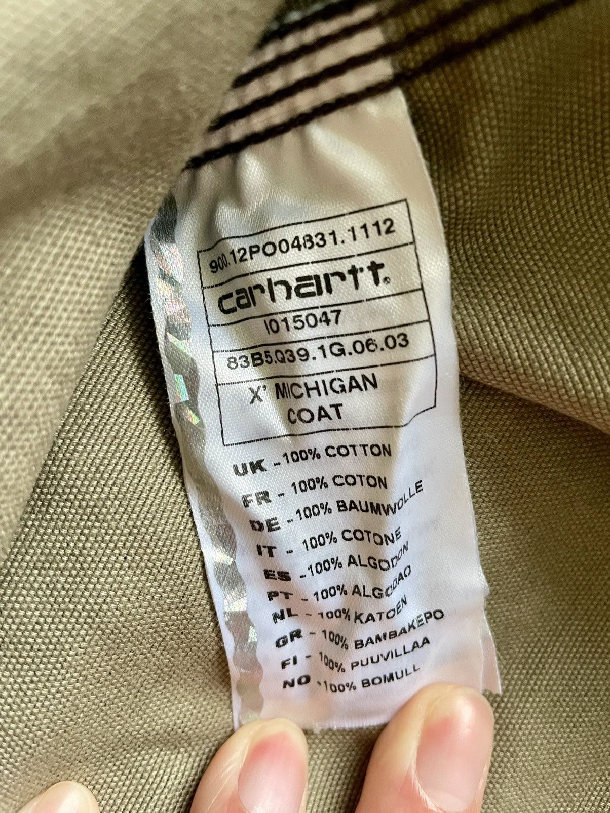 Carhartt Wip Carhartt WIP camo michigan chore jacket -Size L(Japan Stock) Size US L / EU 52-54 / 3 - 4 Thumbnail