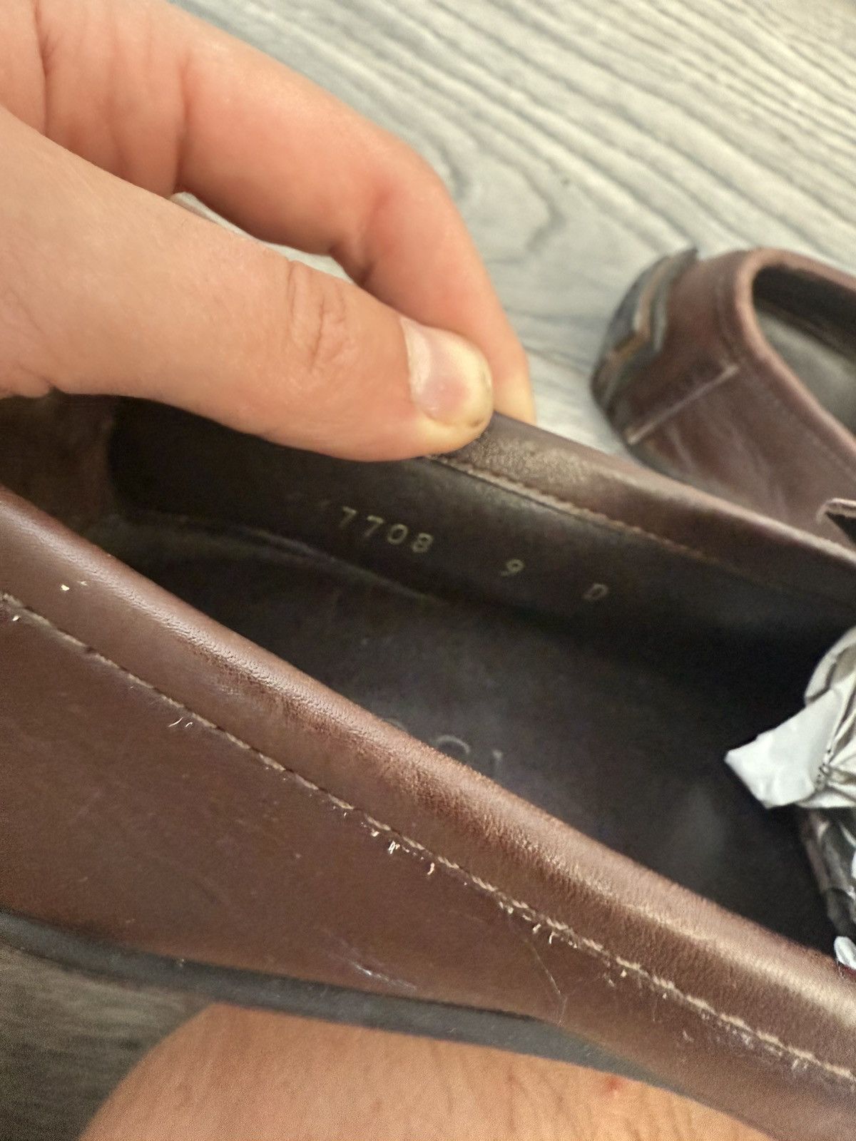 Gucci Classic Brown Leather Horsebit Loafers Size US 9 / EU 42 - 11 Thumbnail