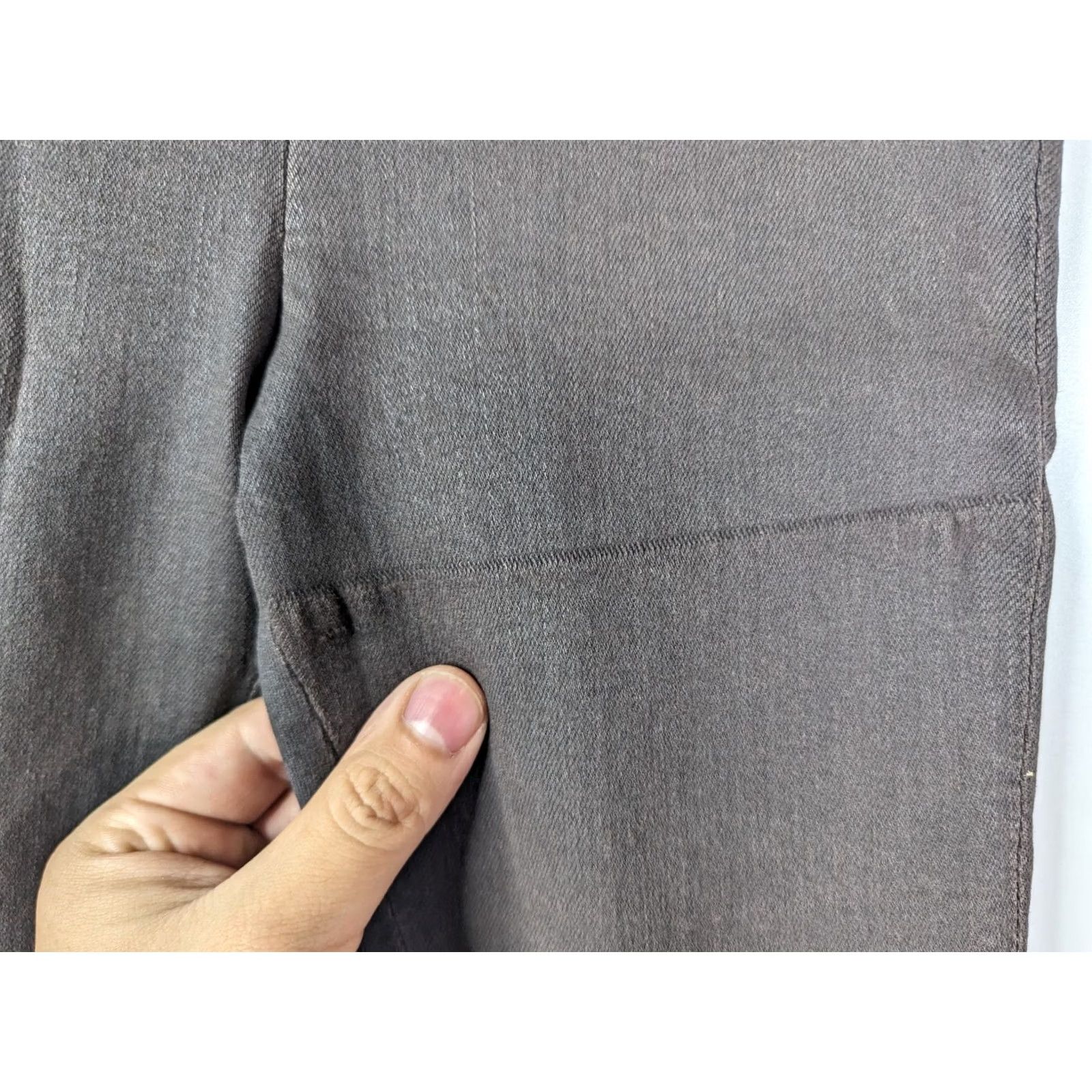 Citizens Of Humanity Citizens of Humanity Greyson in Brown Coated Suedette Legging Jeans 24 1526 Skinny & Slim Women Size 42" / US 20 - 3 Thumbnail