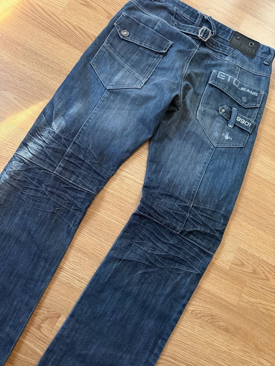 Hysteric Glamour ETO JEANS 9901 Zero One Baggy Flared Jeans Y2K Distressed Size US 32 / EU 48 - 2 Thumbnail