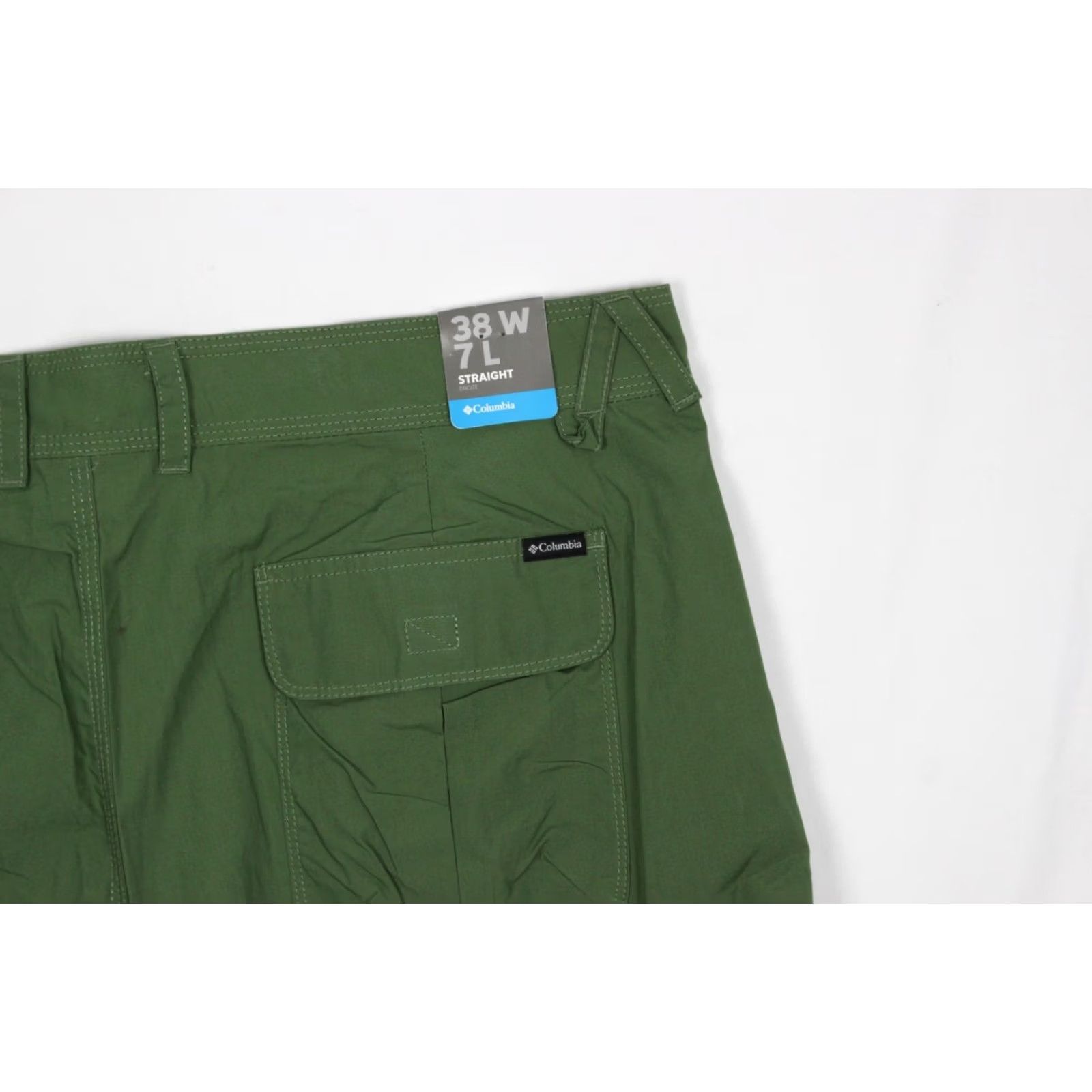 Vintage Columbia Men's Landroamer Cargo Shorts 38 x 7" Inseam Green AM2878 352 Size US 38 / EU 54 - 3 Thumbnail