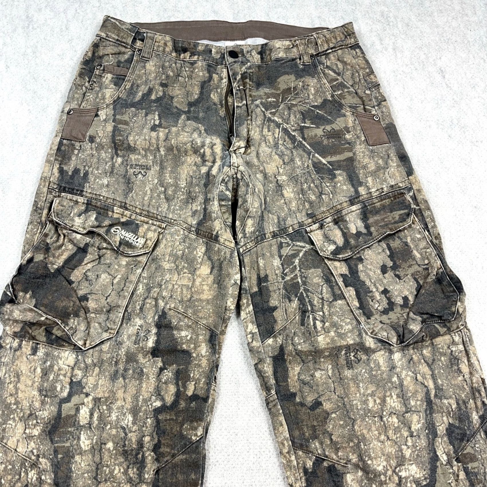 Vintage VINTAGE Magellan RealTree Timber Camo Cargo Pants Men Regular Size US 31 - 3 Thumbnail
