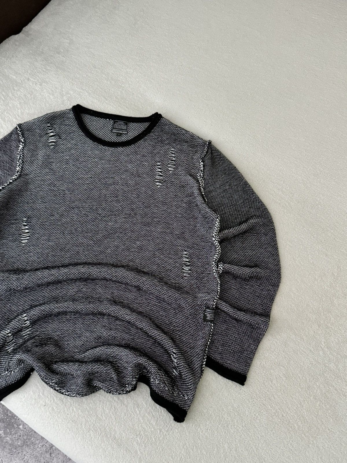 Other Vintage Diesel style knitted Y2K distressed sweatshir Size US XL / EU 56 / 4 - 2 Thumbnail