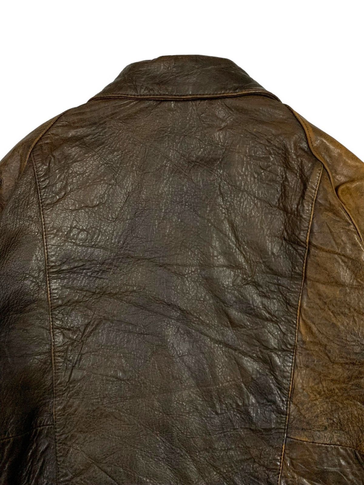 Japanese Brand 2000s Japanese Brand Sheepskin Leather Flight Bomber Jacket Size US M / EU 48-50 / 2 - 12 Thumbnail