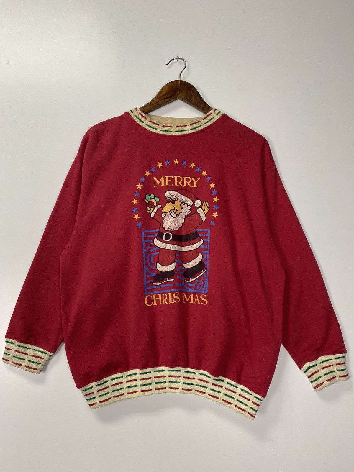 Vintage Vintage Marry Christmas Sweater Size US M / EU 48-50 / 2 - 3 Thumbnail