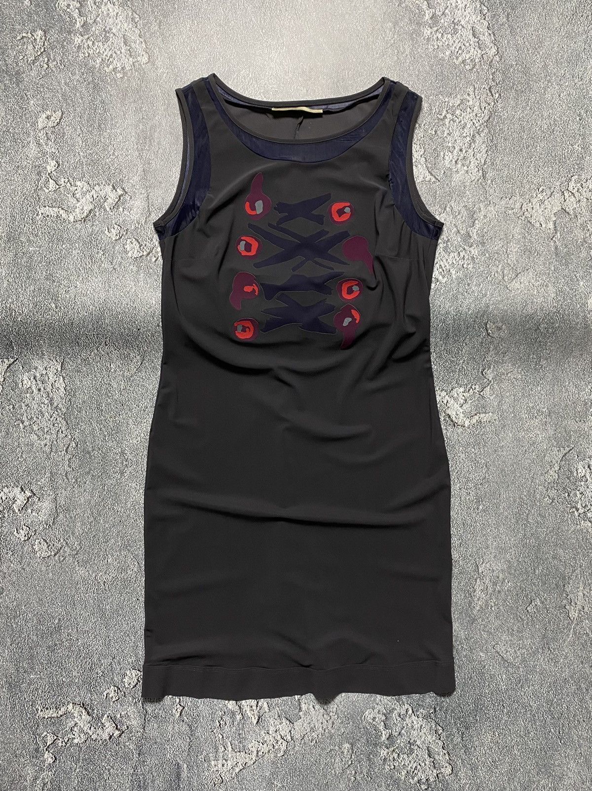 Marithe + Francois Girbaud Marithe+Francois Girbaud Stretch Logo Sleeveless Dress Size S / US 4 / IT 40 - 2 Thumbnail