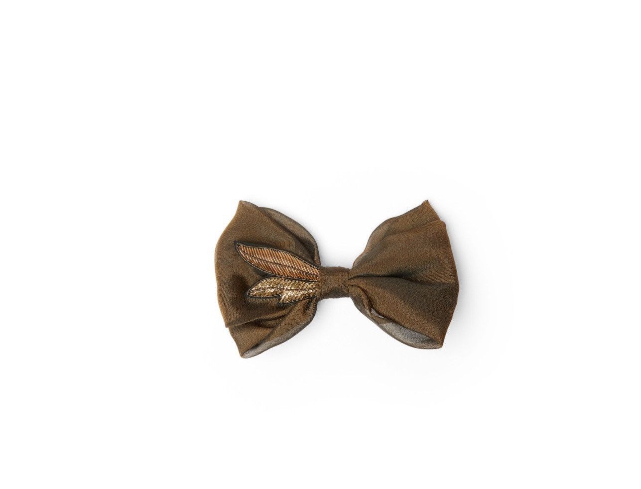 Other Mani Del Sud Prince Royal/Brown Papillon Silk Bowtie Size ONE SIZE - 3 Thumbnail