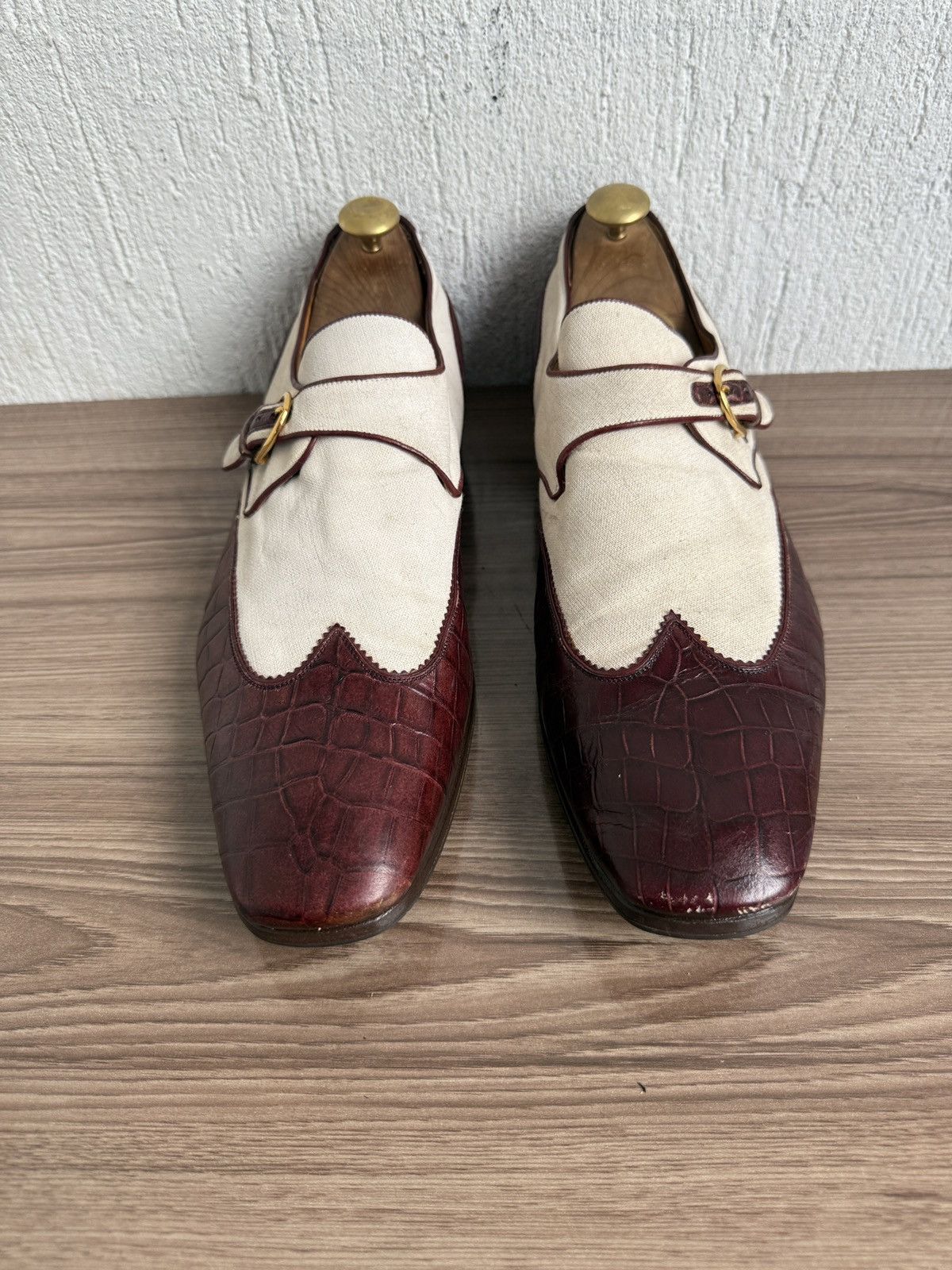 Gucci Exotic crocodile spectator by Tom ford Size US 11 / EU 44 - 14 Thumbnail