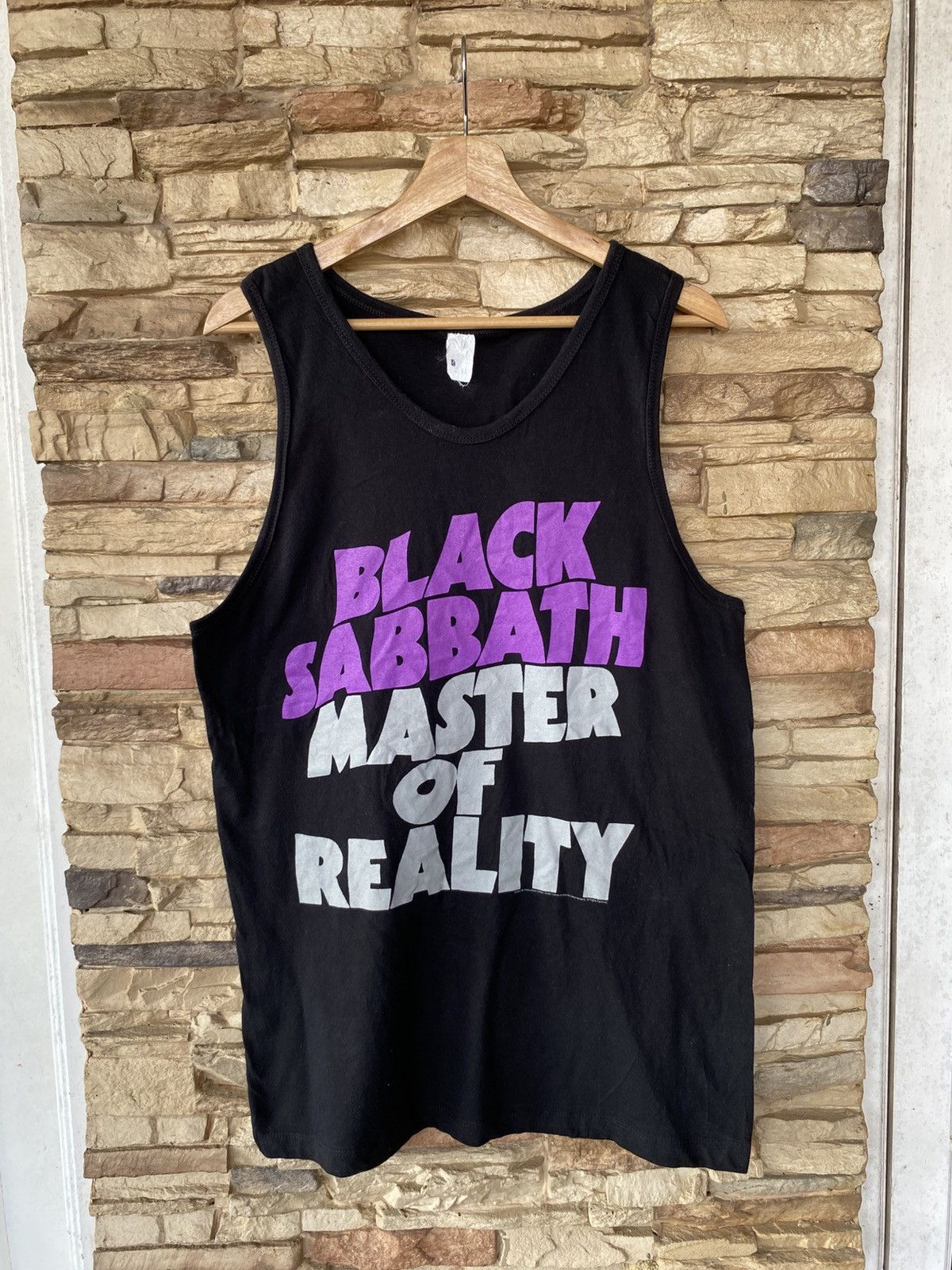 Vintage Vintage 2015 Black Sabbath Master of Reality Album Heavy Metal Band Tank Top Size US S / EU 44-46 / 1 - 1 Thumbnail