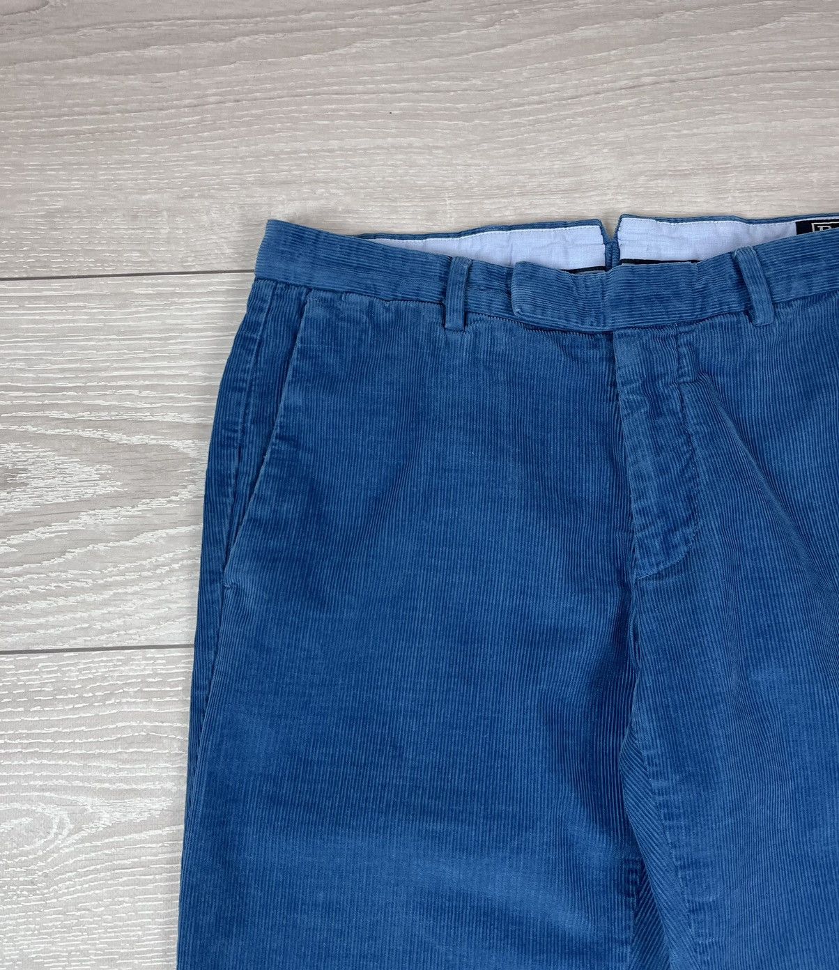 Polo Ralph Lauren Polo Ralph Lauren European Tailoring Blue Corduroy Pants Size US 31 - 5 Thumbnail