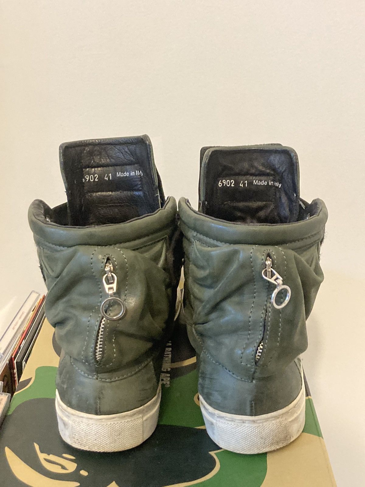Raf Simons × Vintage Very Rare 2010 Raf Simons Astronaut Hi-Top Sneakers Size US 8 / EU 41 - 2 Thumbnail