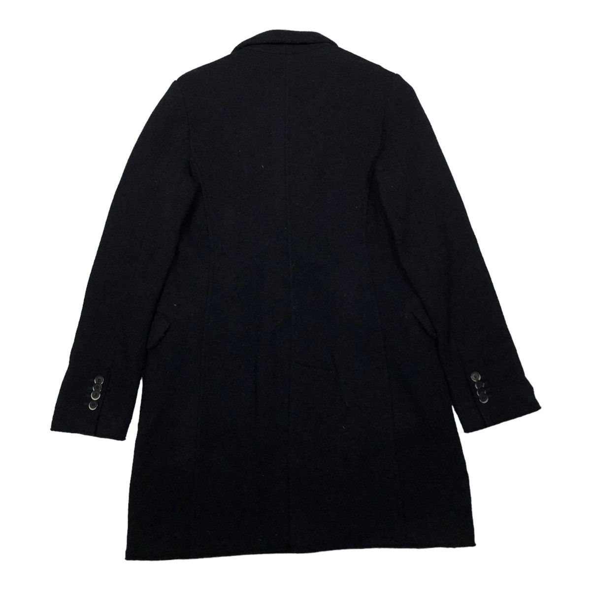 Barena 🔥RICH BLACK - WOOL LONG JACKET BARENA NEPENTHES CO LTD Size US S / EU 44-46 / 1 - 2 Thumbnail