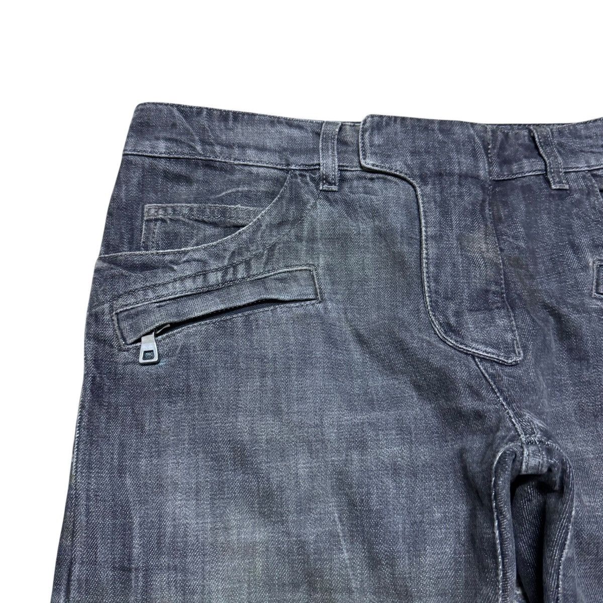 Balmain Decarnin era Classic Balmain Black Biker Jeans Distressed Size US 31 - 4 Thumbnail