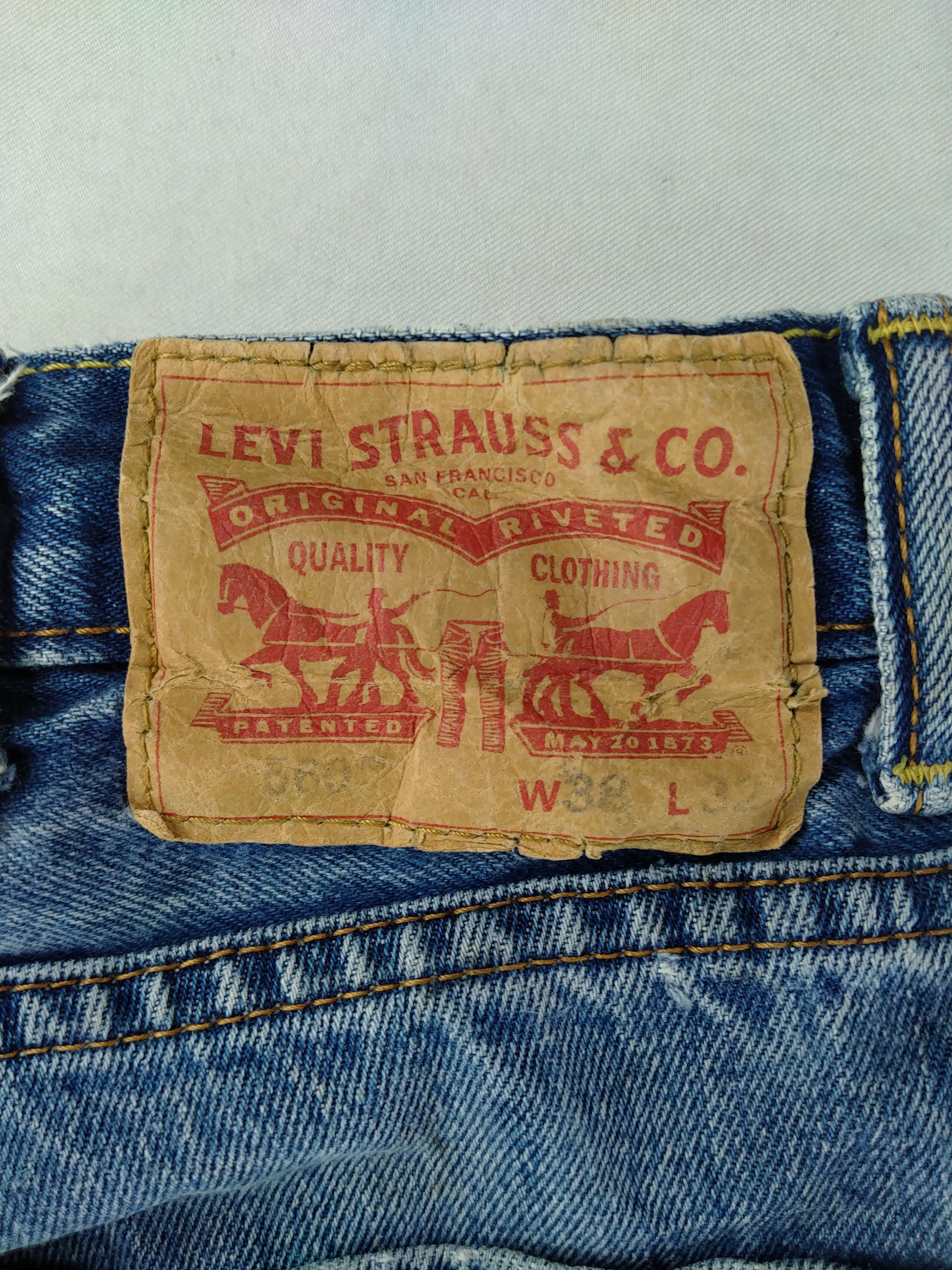 Levi's Vintage Levi's 560 Distressed Denim 38x30 -JN110 Size US 38 / EU 54 - 13 Thumbnail
