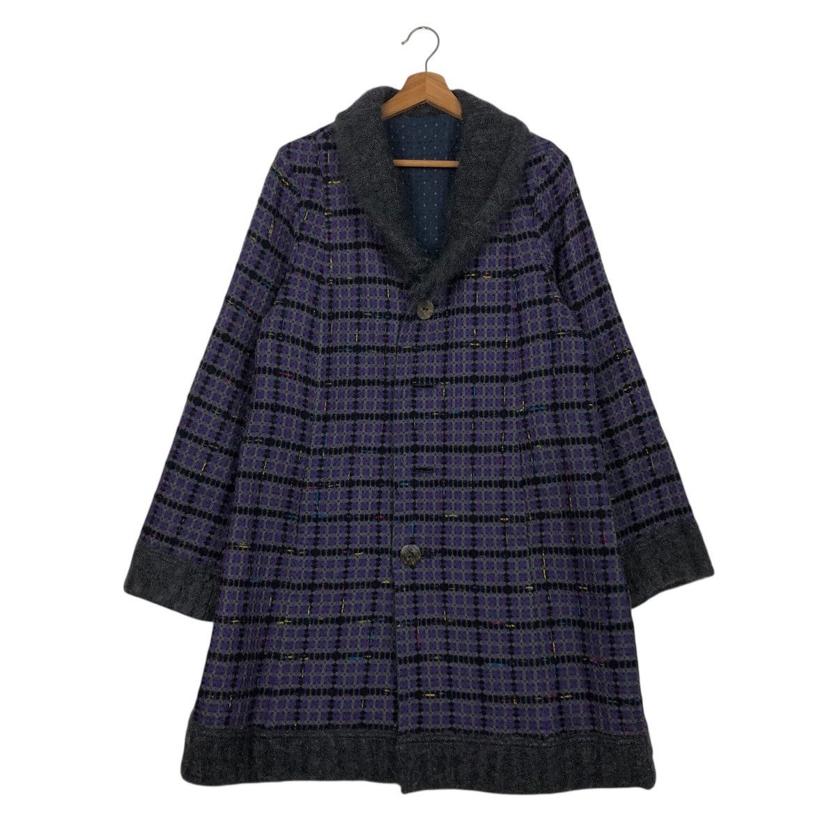 45rpm 📌Vintage Wool Jacket M&K Yoko Made in Japan Sisoko design Size US M / EU 48-50 / 2 - 2 Thumbnail
