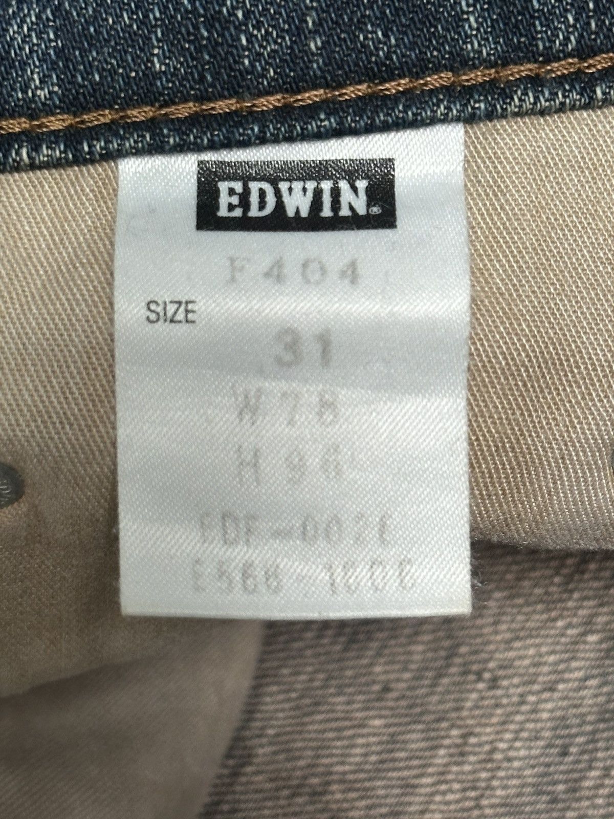 Edwin Vintage EDWIN Distressed Japan Denim With Faded Wash Size US 32 / EU 48 - 13 Thumbnail
