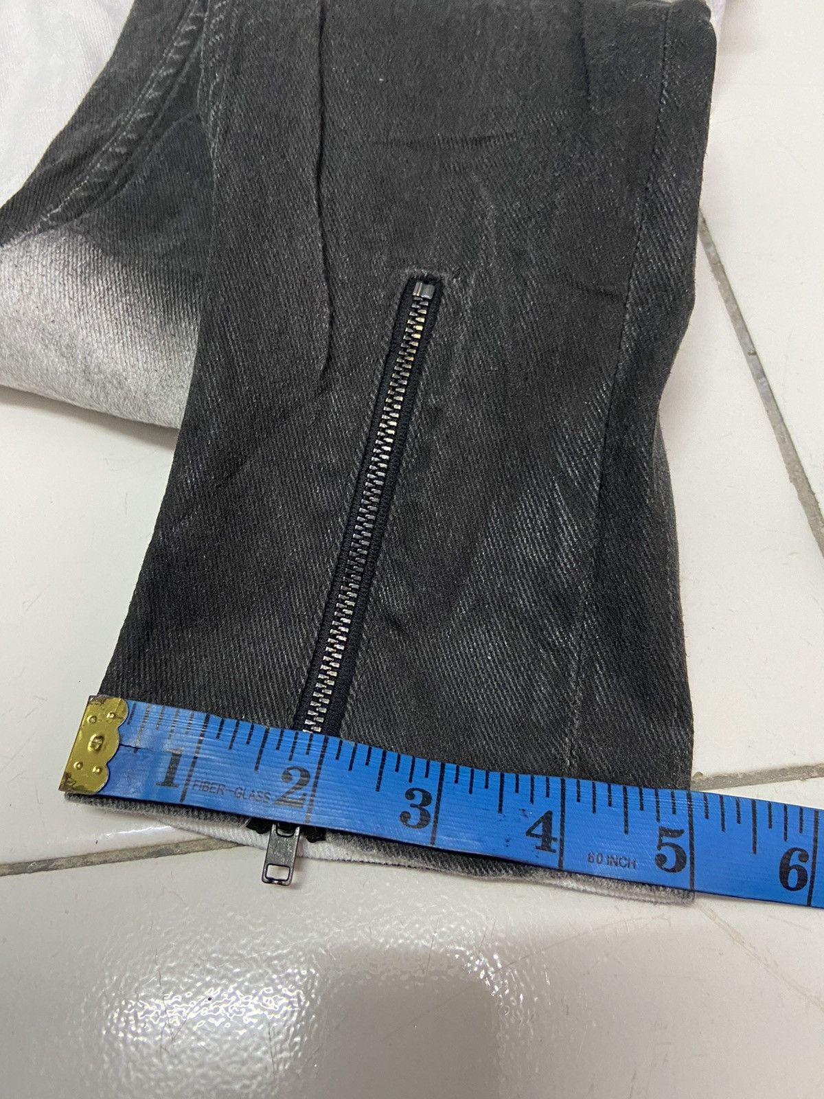 Japanese Brand 2Y DENIM WHITE BLACK JEANS Size US 31 - 19 Thumbnail