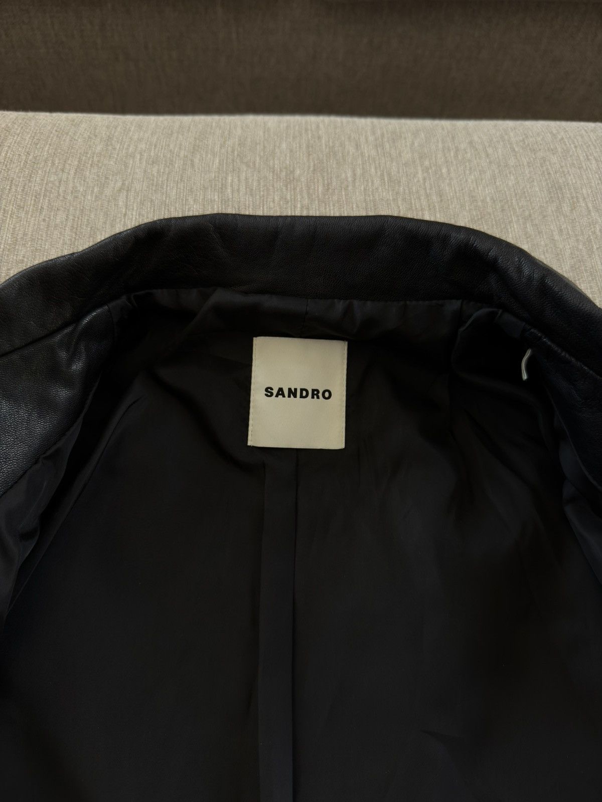 Sandro NWT Sandro Leather Zip Up Jacket Medium $1585 Size US M / EU 48-50 / 2 - 7 Thumbnail