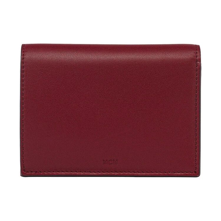 MCM o1mt1gz0325 Size: OS / Fold Wallet Small in Burgundy Size ONE SIZE - 3 Thumbnail