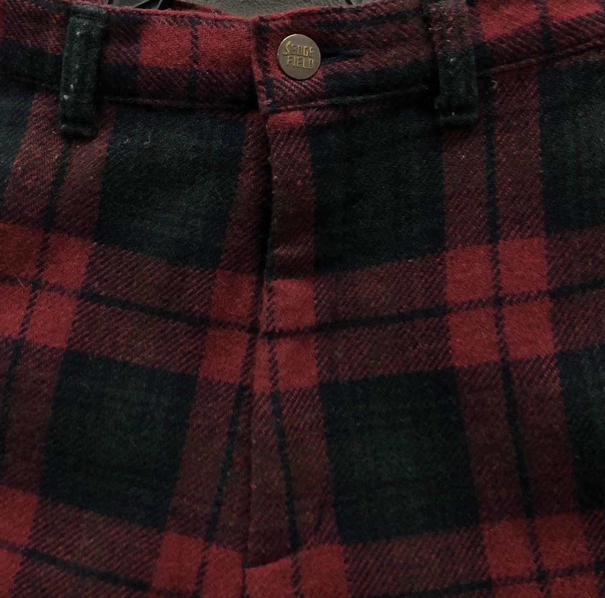 Vintage Sedgefield Tartan Wool Blend Pants