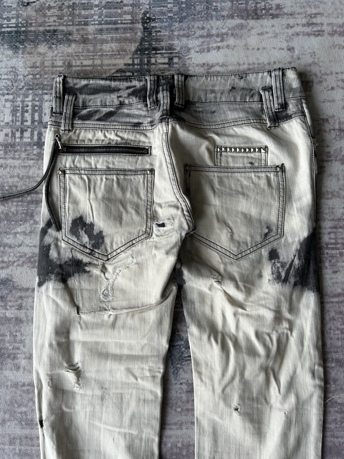 If Six Was Nine Glad News Punk Distressed Size US 32 / EU 48 - 10 Thumbnail
