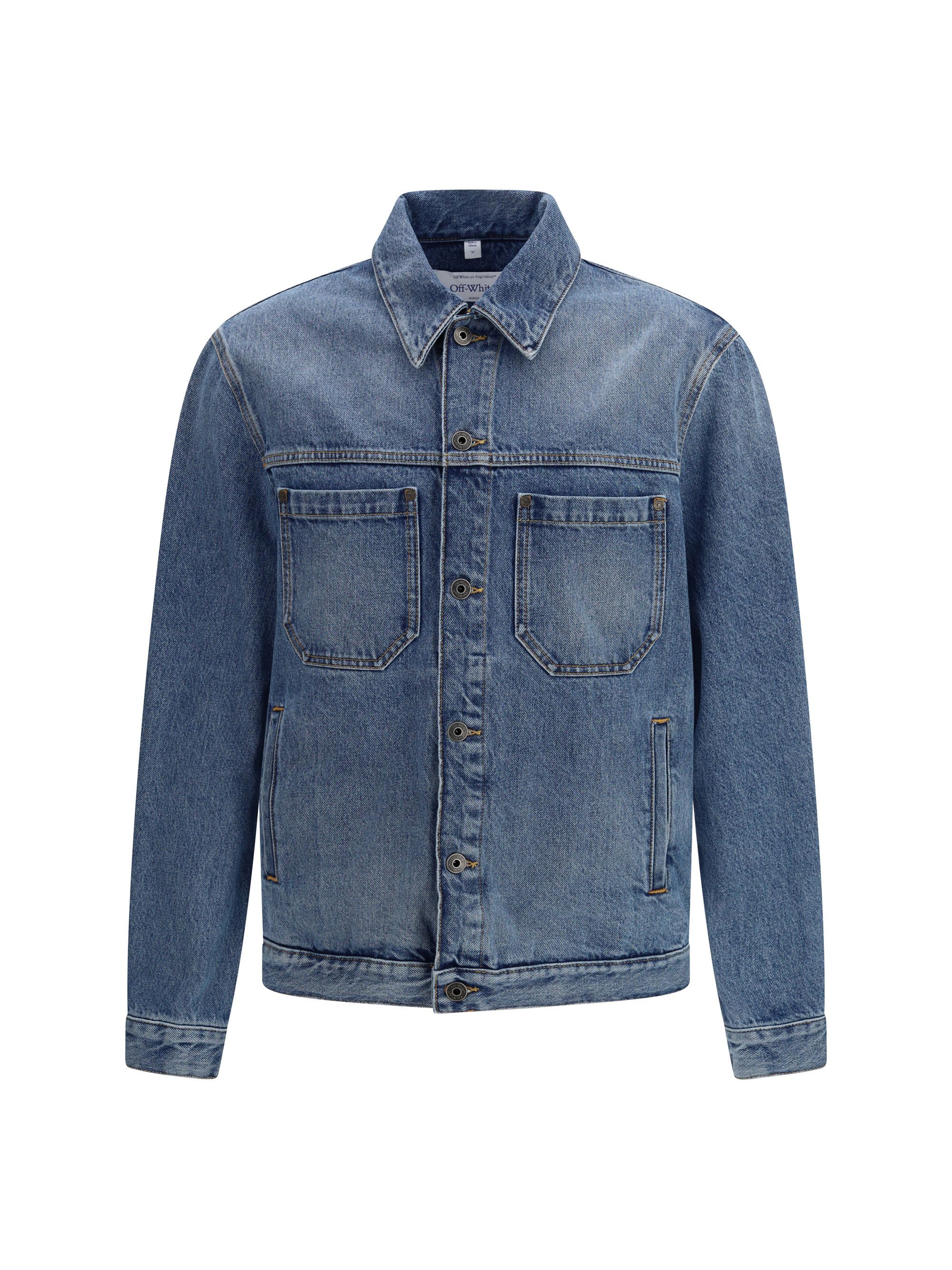 Off-White Half Arrow Skate Denim Jacket Size US M / EU 48-50 / 2 - 1 Thumbnail