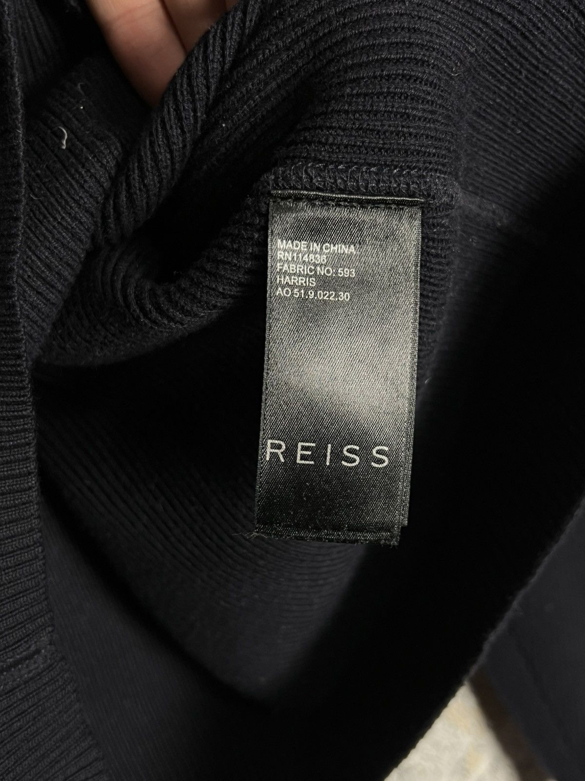 Reiss Reiss Long Sleeve Button Sweatshirt Luxury Sweater Pullover Size US L / EU 52-54 / 3 - 3 Thumbnail