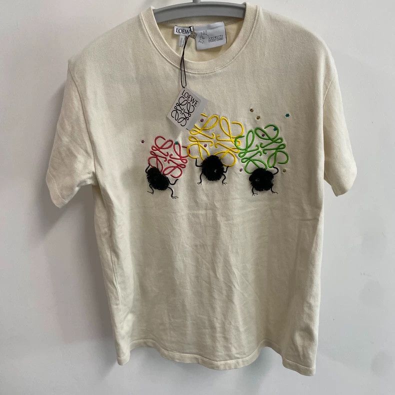 Loewe LOEWE Logo small coal ball printing embroidery short sleev Size XS / US 0-2 / IT 36-38 - 1 Thumbnail
