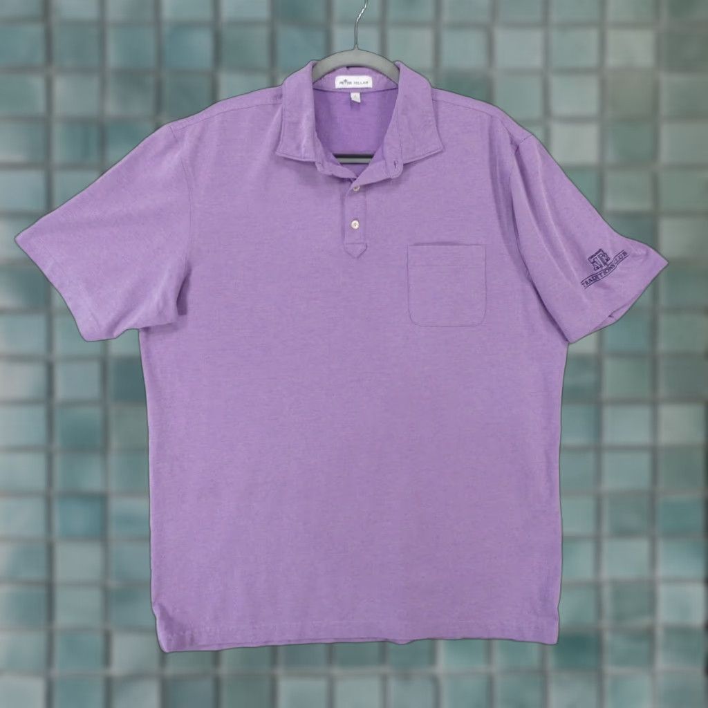Peter Millar Peter Millar Polo Mens Large Purple Lightweight Stretch Golf Shirt Size US L / EU 52-54 / 3 - 1 Thumbnail