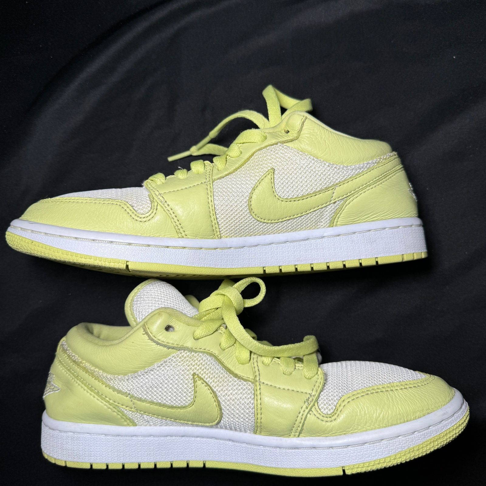 Jordan Brand × Nike Wmns Nike Air Jordan 1 Low Limelight Women's Shoes - Size 9 Size US 9 / IT 39 - 4 Thumbnail