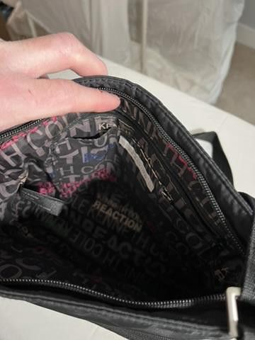 Designer KennethCole Reaction Black Shoulder Bag Size ONE SIZE - 3 Thumbnail