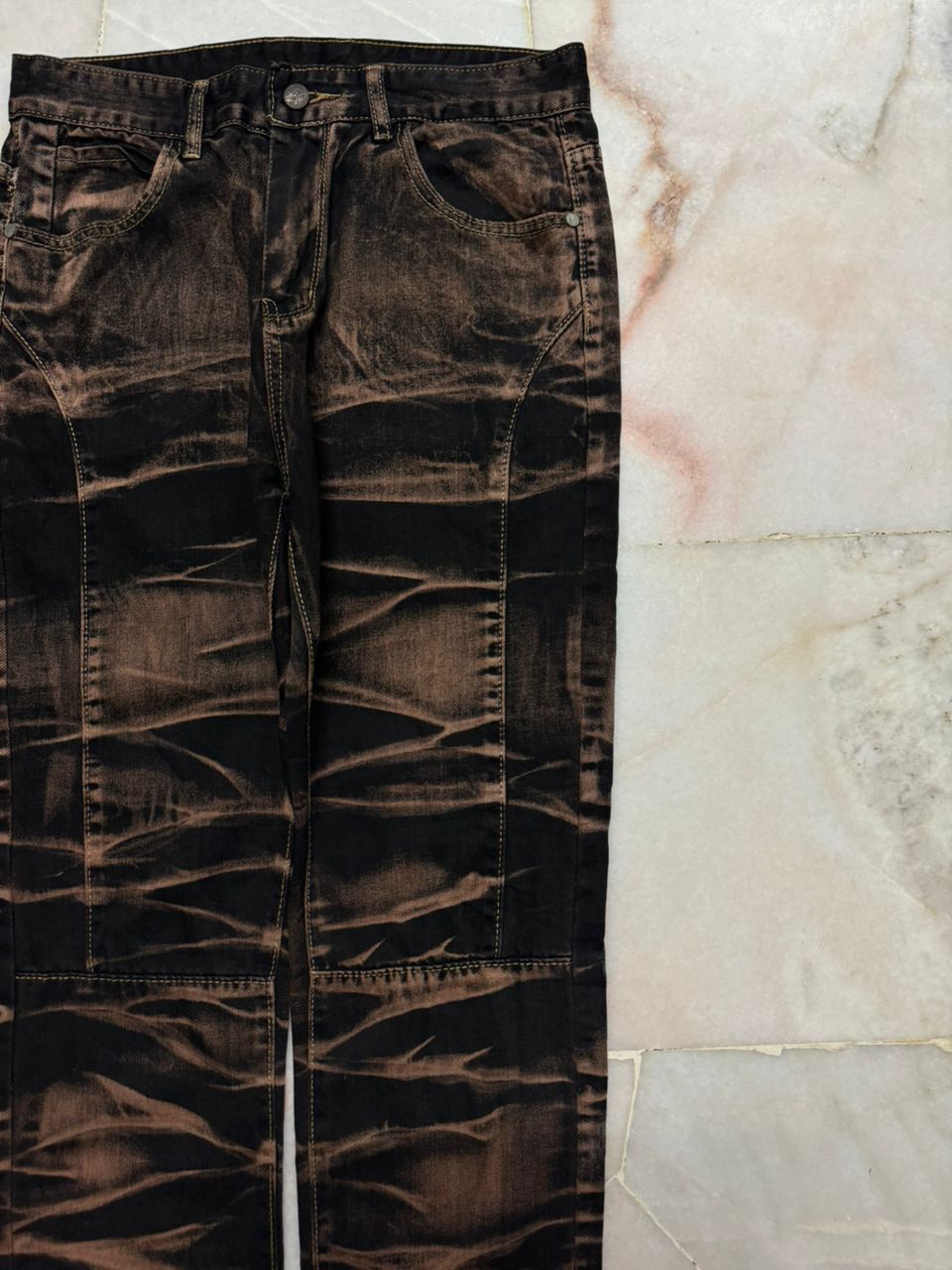 Tornado Mart 💥Insane💥Tornado Mart Style Jeans Whisker Smoke By Japanese Size US 30 / EU 46 - 5 Thumbnail