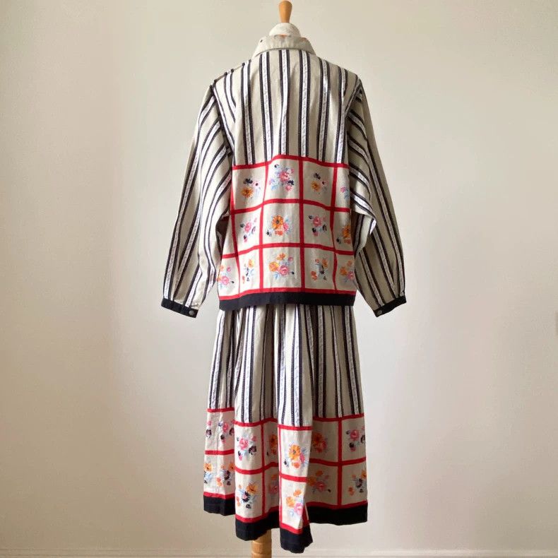 Issey Miyake Issey Miyake Retro patchwork flower top Size M / US 6-8 / IT 42-44 - 3 Thumbnail