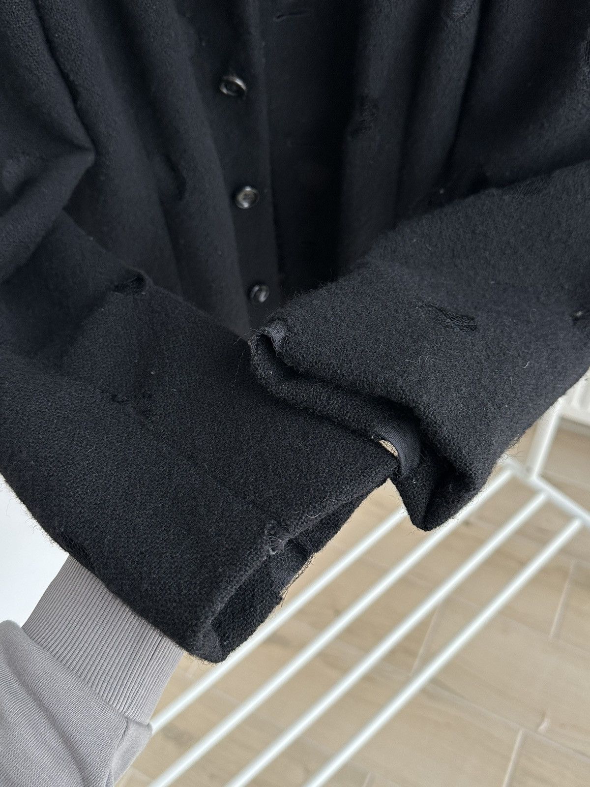 Comme des Garcons Comme Des Garçons Wool Holed Jacket Blazer Size M / US 6-8 / IT 42-44 - 9 Thumbnail