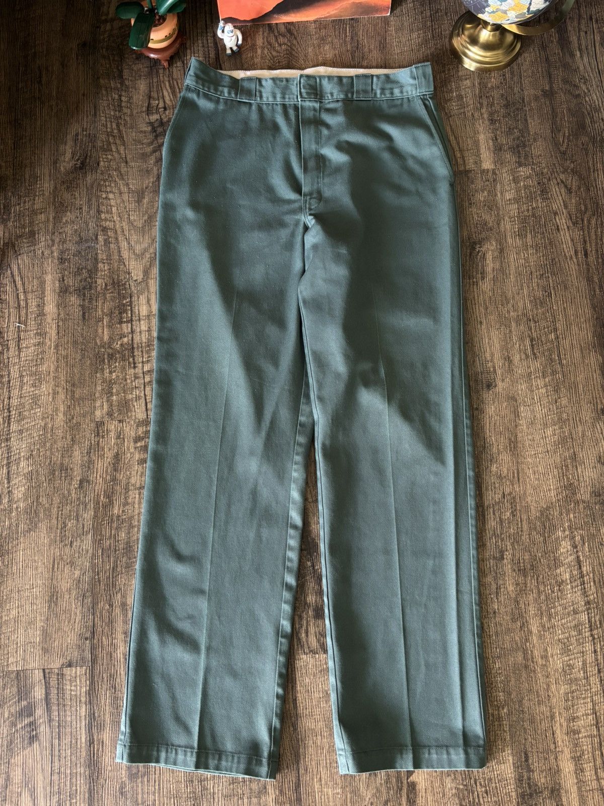 Dickies 90s Dickies Teal 36x34 Slacks Pants Made in USA Size US 38 / EU 54 - 2 Thumbnail