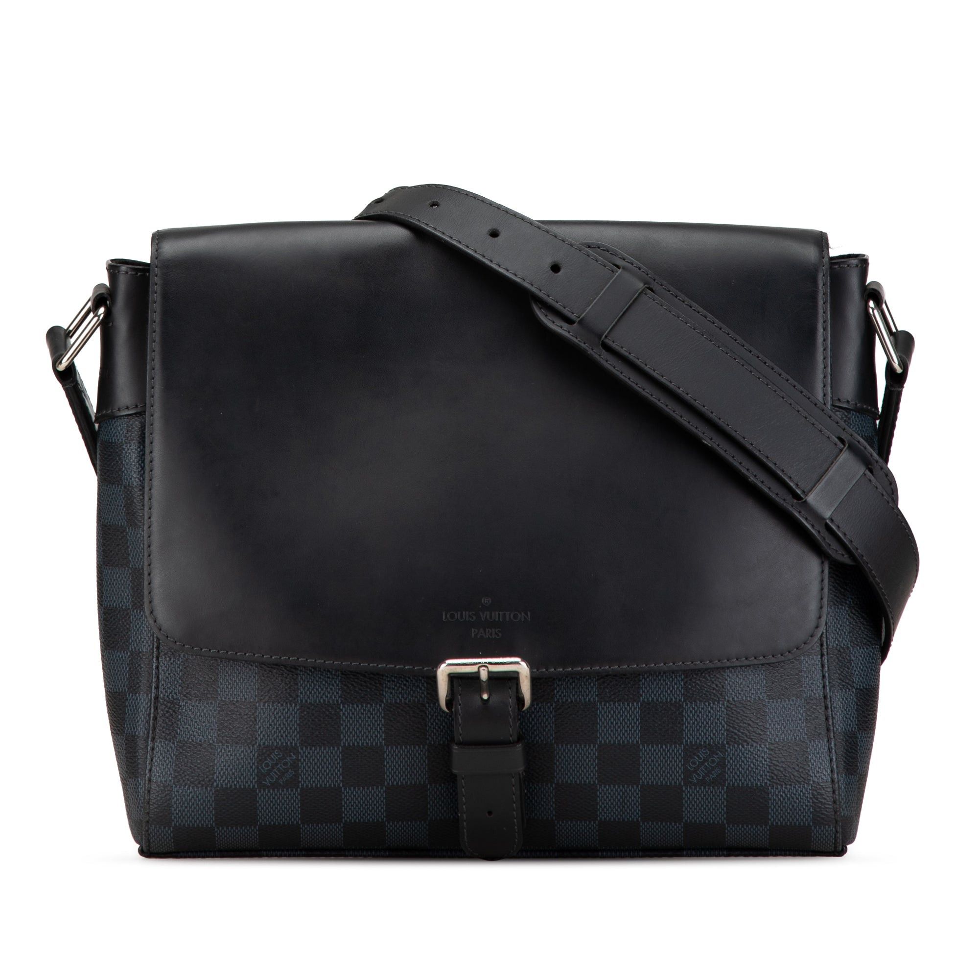 Louis Vuitton Louis Vuitton Damier Cobalt Newport Messenger PM Black Size ONE SIZE - 1 Thumbnail