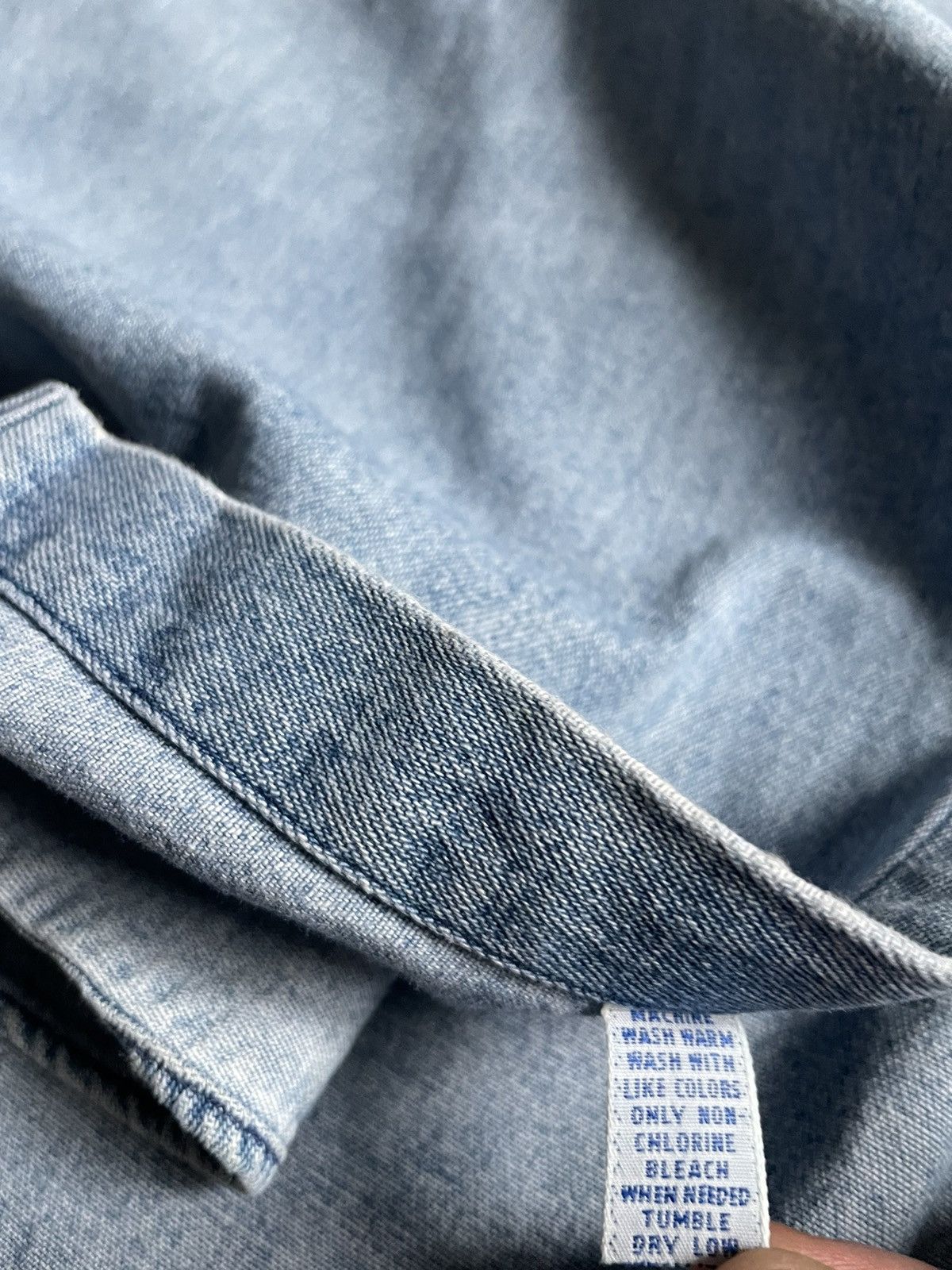 Polo Ralph Lauren × Vintage Polo Ralph Lauren Vintage Shirts Y2K Denim Jeans Faded Size US M / EU 48-50 / 2 - 10 Thumbnail