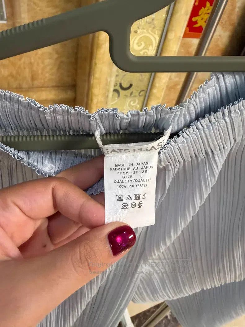 Issey Miyake Issey Miyake size:3 Gray Straight Pants Size 22" - 2 Thumbnail