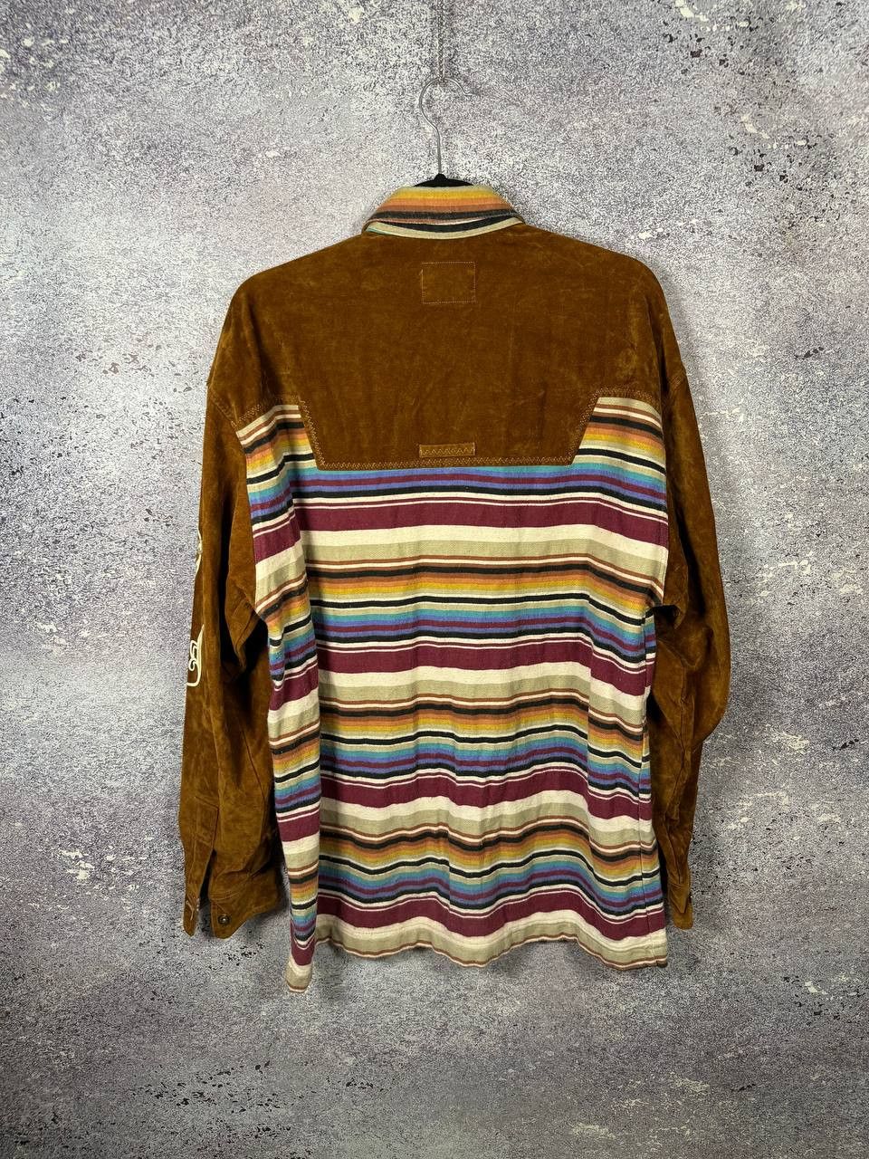 Spinash RARE SPINASH Western Flannel Cowboy Cut Aztec Shirt Size US XL / EU 56 / 4 - 11 Thumbnail