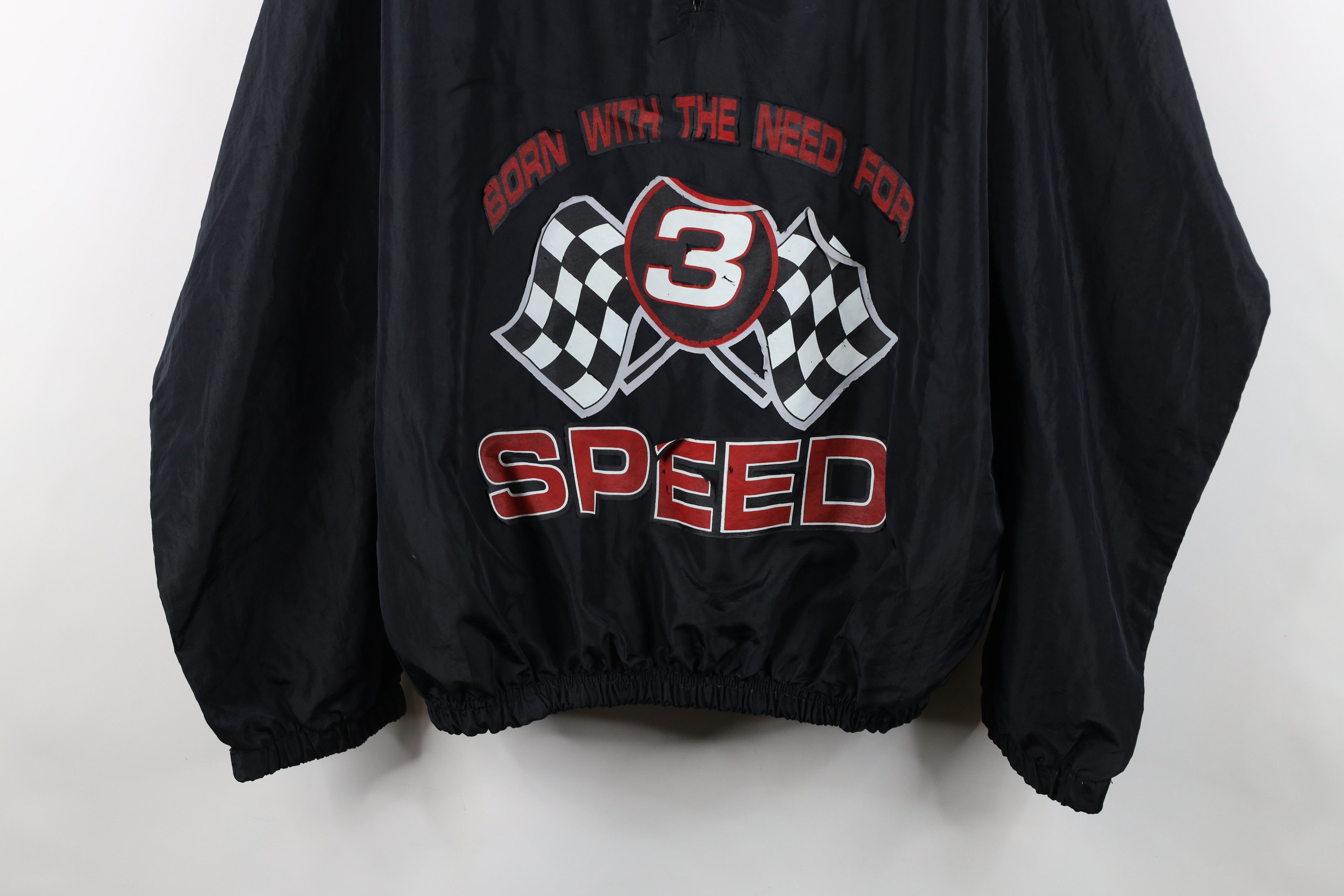 Vintage Vintage 90s NASCAR Earnhardt Spell Out Pullover Jacket USA Size US XXL / EU 58 / 5 - 3 Thumbnail