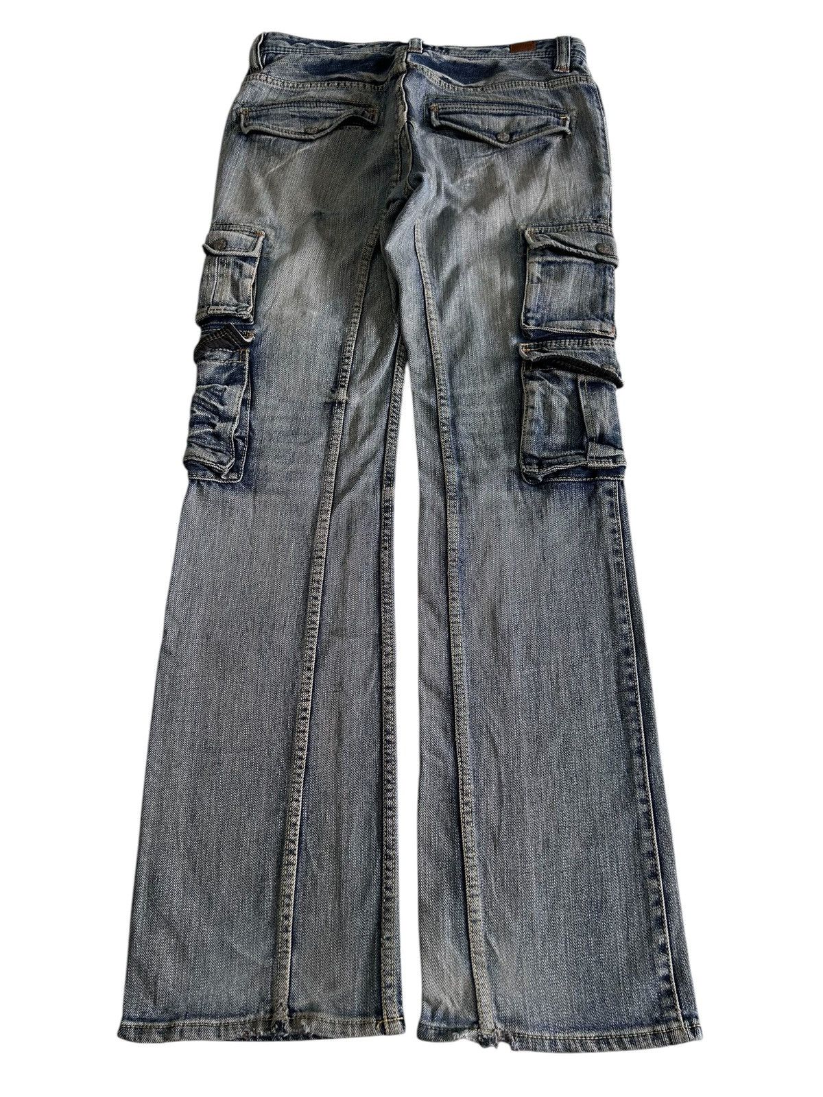 Nicole Club × Vintage NICOLE CLUB FOR MEN Japanese Pocket Utility Cargo Jeans Size US 30 / EU 46 - 2 Thumbnail
