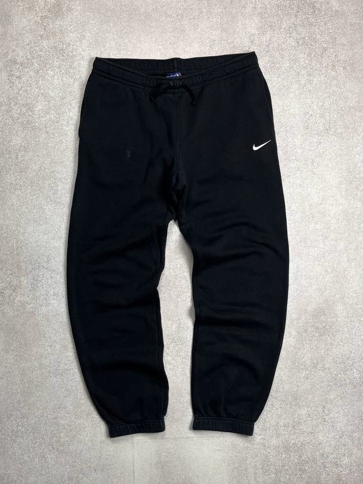 Other Vintage Nike Swoosh Baggy Cotton Sweatpants Y2K XL Size US 36 / EU 52 - 1 Thumbnail
