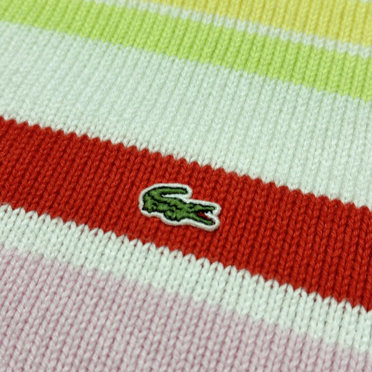 Lacoste Lacoste Vintage Striped knitted Sweater Size M / US 6-8 / IT 42-44 - 4 Thumbnail